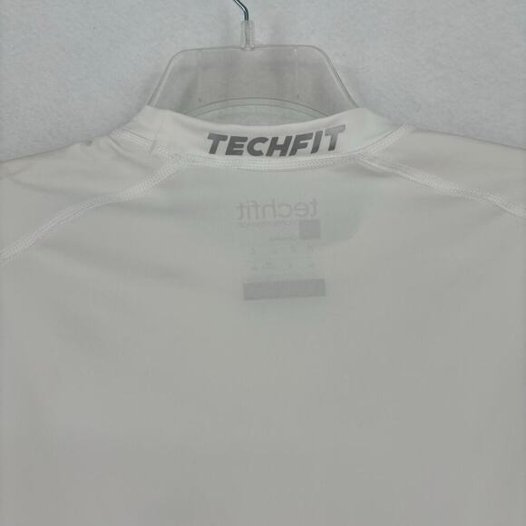 Adidas Performance Base Layer Techfit Compression Top White Size 2XL - Picture 11 of 12